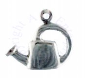 3D Flower Garden Watering Can Container Charm