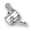 3D Plant Watering Can With Decorative Flowers Charm