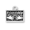 Two Hands Reaching For Each Other Friendship Charm