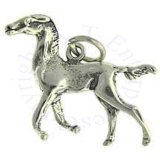 3D Galloping Horse Charm