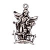 3D Guardian Angel Charm Looking Over Two Children