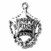 3D Happy Birthday Balloon Charm With Streamers