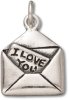 3D I Love You Letter Charm