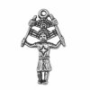 3D Indian Dancer With Large Headdress Charm