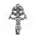 3D Indian Dancer With Large Headdress Charm