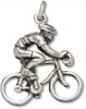 3D Male Man Ten Speed Competition Bicycle Bike Rider Charm
