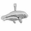 Partial 3D Manatee And Baby Manatee Pendant