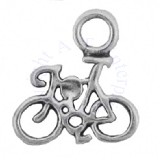 3D Mini Bicycle Charm - Click Image to Close