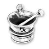 3D Pharmacy RX Apothecary Grinder Mortar And Pestle Charm