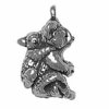 3D Mother And Baby Joey Koala Bears Sitting Up Charm