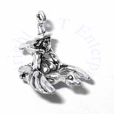 3D Mother Goose On Flying Goose Charm