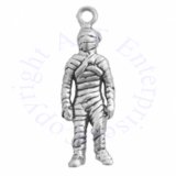 3D Cloth Wrapped Egyptian Mummy Charm