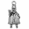 3D Old King Cole With His Smoking Pipe Charm