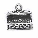 3D Ornately Decorated Opened Sea Treasure Chest Charm