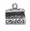 3D Ornately Decorated Opened Sea Treasure Chest Charm