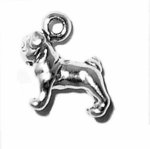 3D Small Standing Pug Dog Breed Charm