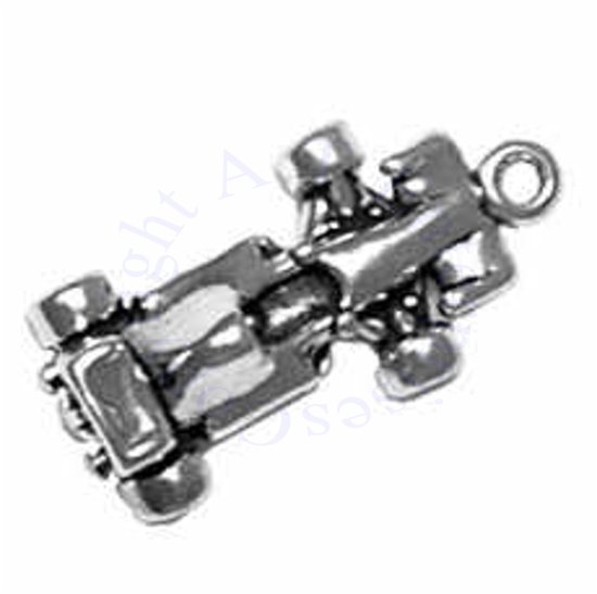 3D Derby Race Car Charm - Click Image to Close