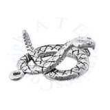 3D Striking Rattle Snake Fixing To Attack Charm
