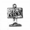 3D Realtor's For Sale Sign Charm With SOLD On It