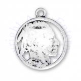 3D Reproduction Cutout Indian Head Nickel Charm