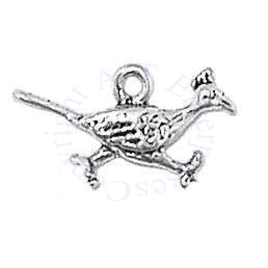 3D Running Roadrunner Bird Charm - Click Image to Close