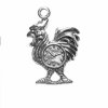 3D Rooster Chicken Clock Charm