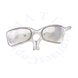 3D Sunglasses With Sides Touching And Oval Shaped Lenses Charm