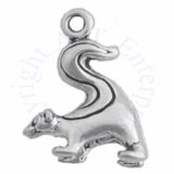 3D Skunk Charm With Tail Up