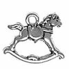 3D Small Child Rocking Horse Charm