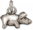 3D Small Pot Belly Pig Charm