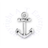 3D Small Ship Or Boat Anchor Charm