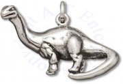 3D Diplodocus Sauropod Long Neck And Tail Plant Eating Dinosaur Charm