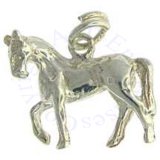 3D Stepping Horse Charm