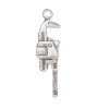 3D Construction Tool Pipe Wrench Charm