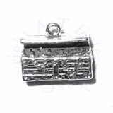 3D Treasure Chest Charm With Jewels