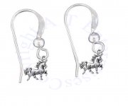 Mini Unicorn Dangle French Wire Earrings