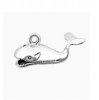 3D Mouth Open Whale Charm With Blow Hole