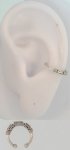 Left Or Right Five Charm Bali Style Middle Inner Ear Cuff