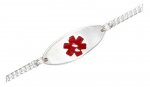 Childrens Medical Emergency Bracelet Red Star Of Life