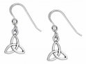 5/8" Celtic Trinity Knot Dangle Earrings Bead