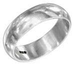 Unisex Wedding Band Ring 6mm