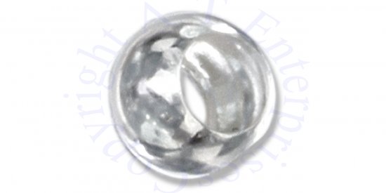 6mm Round High Polished Spacer Bead Pendant Separator - Click Image to Close