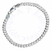 7" 060 Charmless Circle Link Charm Bracelet