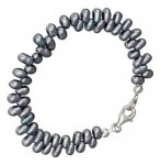 Gray Freshwater Pearl Bracelet