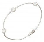 Freshwater Pearl Liquid Silver Bracelet