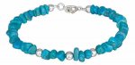 Turquoise Nugget Ankle Bracelet