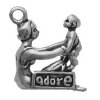 3D ADORE Grandmother Or Mother Playing With Baby Child Charm