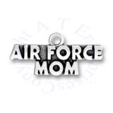 AIR FORCE MOM Military Armed Forces Charm