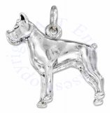 3D American Staffordshire Terrier Dog Breed Charm