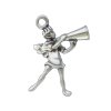 3D Cheerleader Angel With Wings And Megaphone Charm